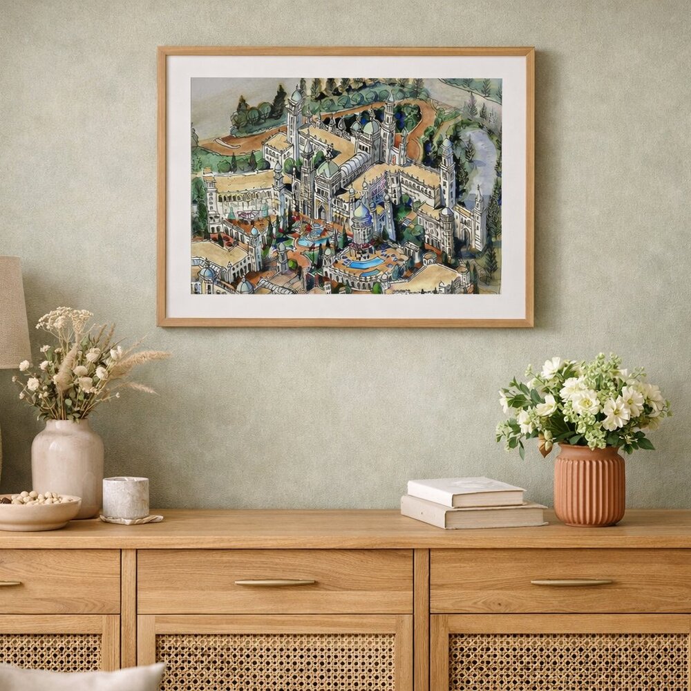 Crown of the Valley – Limited Edition Signed Art Print by Kurt Xu 12x16
